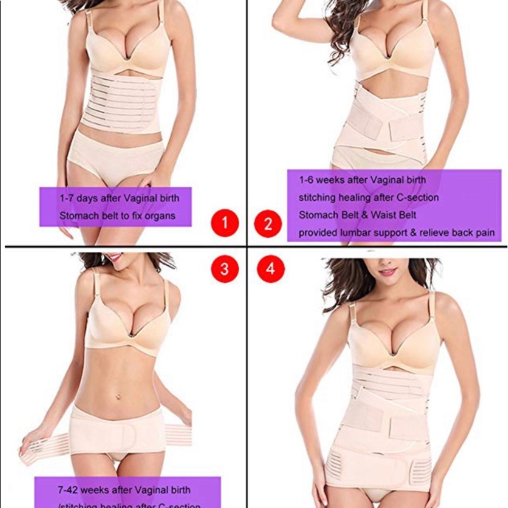 Postpartum Belly Band - 3 piece set